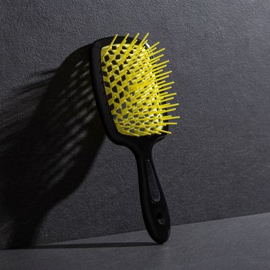 Щітка для волосся Hollow Comb Superbrush Plus Black-Yellow