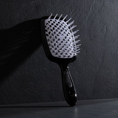 Расчёска для волос Hollow Comb Superbrush Plus Black-White