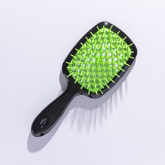 Расчёска для волос Hollow Comb Superbrush Plus Black-Green