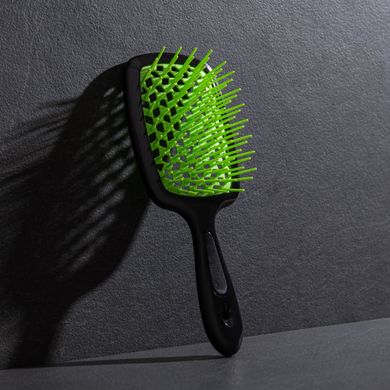 Щітка для волосся Hollow Comb Superbrush Plus Black-Green