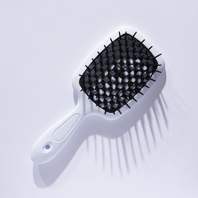 Расчёска для волос Hollow Comb Superbrush Plus White-Black