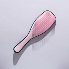 Щітка для волосся Hair Comb Wet Detangling Hair Brush Black-Light Pink