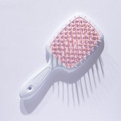 Щітка для волосся Hollow Comb Superbrush Plus White-Light Pink