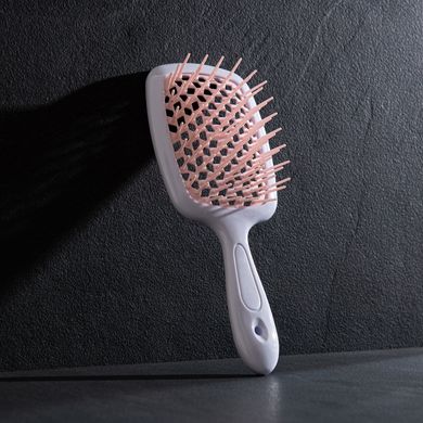 Щітка для волосся Hollow Comb Superbrush Plus White-Light Pink