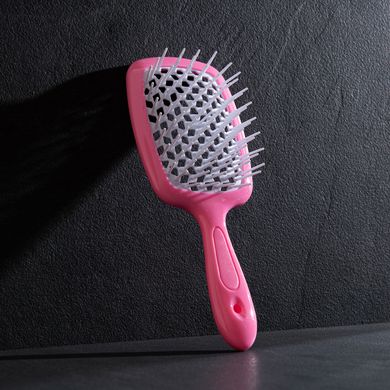 Щітка для волосся Hollow Comb Superbrush Plus Pink-White