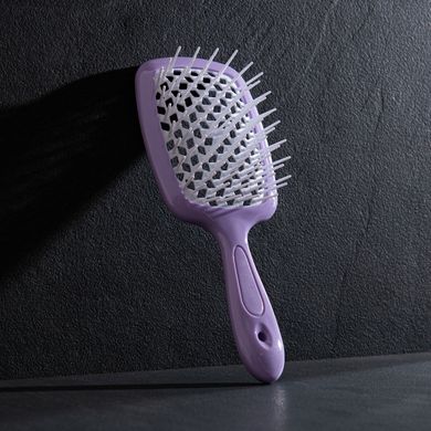 Щітка для волосся Hollow Comb Superbrush Plus Purple-White