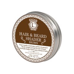 Коричневая помада для камуфляжа бороды и волос BROWN BEARD AND HAIR SHADER POMADE